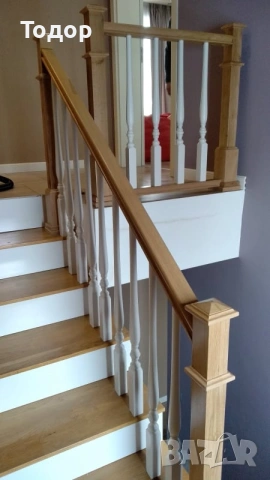 Дървени парапети