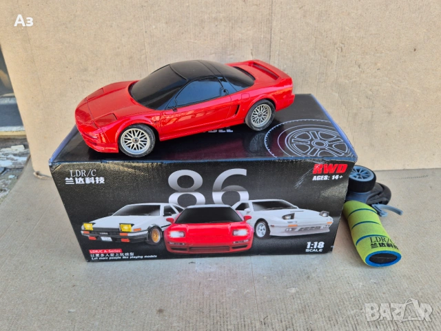Honda NSX 1:18 Revell червен Хонда НСХ Acura радио управляем