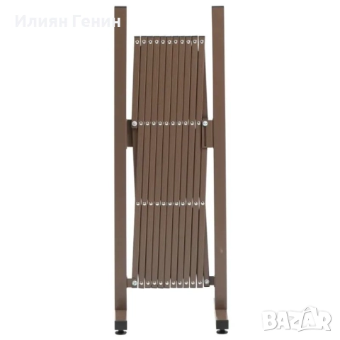 Разтегателна градинска бариера Outsunny Scissor, 35-300 см, снимка 3 - Градински мебели, декорация  - 51939556