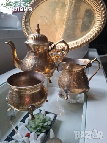 Винтидж комплект , снимка 8 - Антикварни и старинни предмети - 53678554