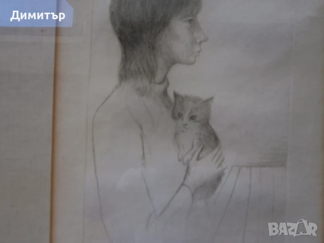 Майсторска графика 42х60см., снимка 3 - Картини - 51002683