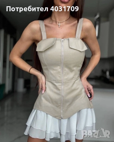 Дамска рокля , снимка 3 - Рокли - 53823047