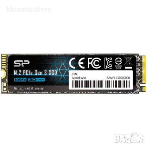 SSD диск Silicon Power A60 1TB NVMe      Производител: Silicon power     Модел: A60 1TB     Код: ---