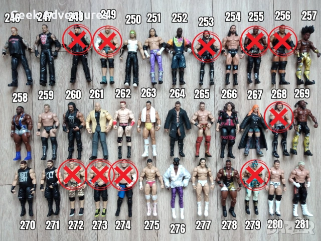 Екшън Фигурки WWE Кеч Pro-Wrestling Action Figures Ambrose Reigns Cena 2/3, снимка 8 - Колекции - 46527048