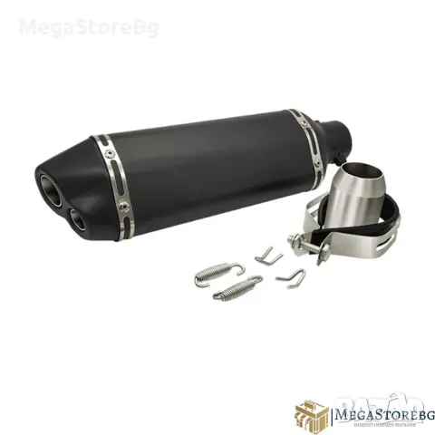 Гърне за мотоциклет мотор PA549 - 40см - ЧЕРЕН МАТ