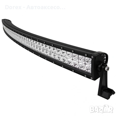 Извит LED бар 107 см - 240W, 80 LED, 12V/24V за джип, ATV и камион