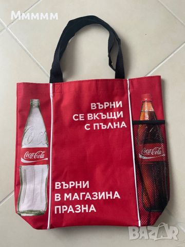 Чанта от плат Coca Cola, снимка 2 - Чанти - 46411962
