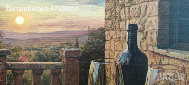 картина „Тишината на залеза“, снимка 4 - Картини - 53364033