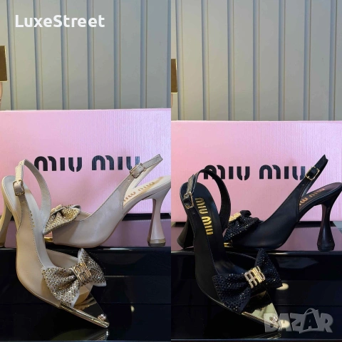 MIU MIU 🤍Дамски Сандали , снимка 4 - Сандали - 54137258