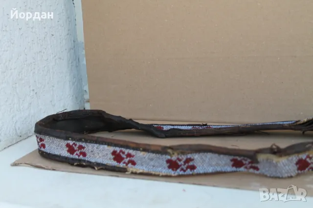 Колан с мъниста и кожа за народна носия