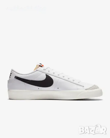 Nike - Blazer Low '77 Vintage номер 42,44.5 мъжки бели Оригинал Код 659, снимка 4 - Маратонки - 47065746