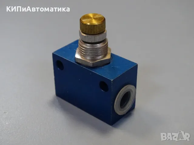 вентил за контрол на потока Festo GR-1/8 Flow Control Valve 0-10Bar, снимка 5 - Резервни части за машини - 48766839