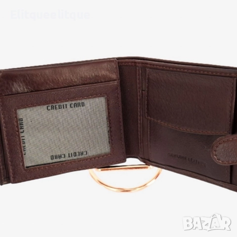 Луксозен кожен портфейл - всички документи и пари на едно място, снимка 4 - Портфейли, портмонета - 52292283