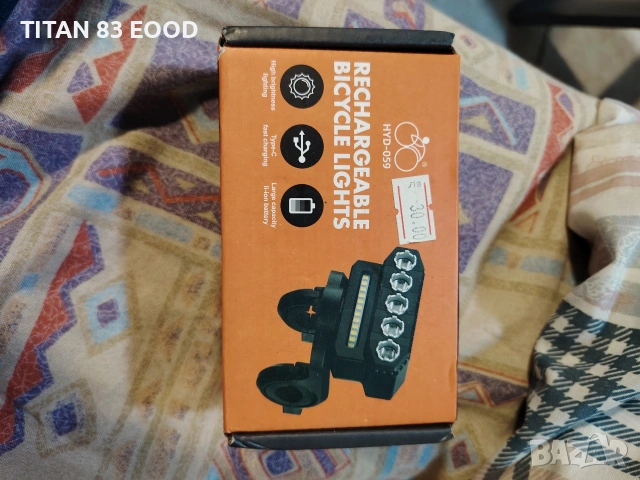 Ултра ярка 5 LED / 8 LED светлина за велосипед, Фар,