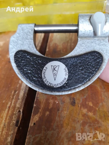 Стар микрометър Suhl, снимка 4 - Шублери - 50474912