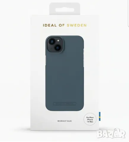 Оригинален калъф Ideal of Sweden iPhone 14 Plus/15 Plus Midnight Blue, снимка 1 - Калъфи, кейсове - 48356738