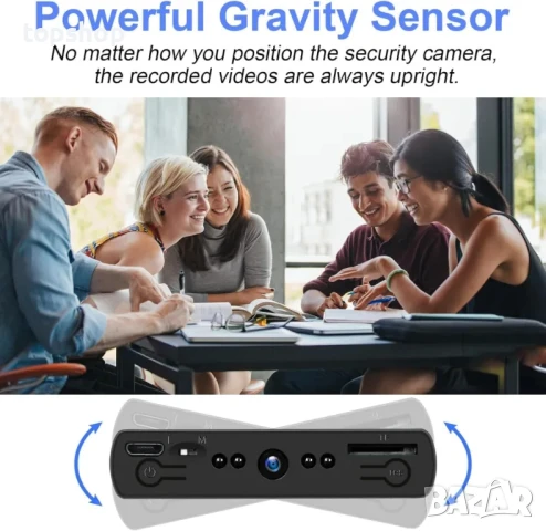 НОВА скрита камера Nisanuki H01 в батерия / Power Bank, Нощно виждане с детекция на движение, снимка 5 - Аналогови камери - 50494733