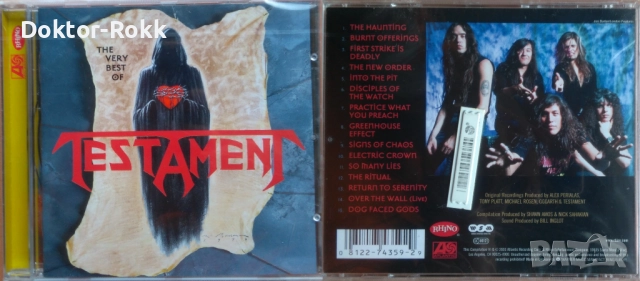 Testament – оригинални  дискове, снимка 4 - CD дискове - 48478409