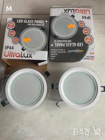 Лед панели за вграждане Ultra lux 12w,4200k -2бр.НОВИ, снимка 1 - Лампи за таван - 46396342