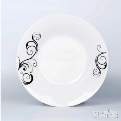 Комплект чинии 24 части с елегантен винтидж дизайн – Възвишен стил за всяка трапеза, снимка 5 - Сервизи - 53404031