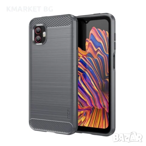 Samsung Galaxy Xcover6 Pro / Xcover Pro 2 Удароустойчив MOFI Carbon Fiber Калъф и Протектор, снимка 3 - Калъфи, кейсове - 48468868