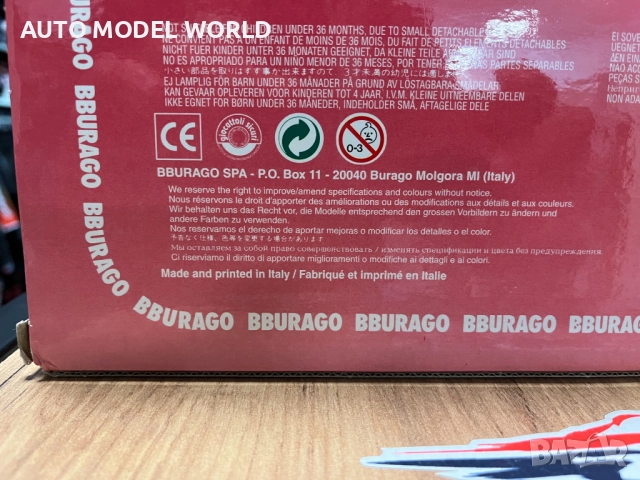 Чисто нов BBURAGO метален колекционерски модел количка BMW Z3 M CABRIO, снимка 5 - Колекции - 52170391