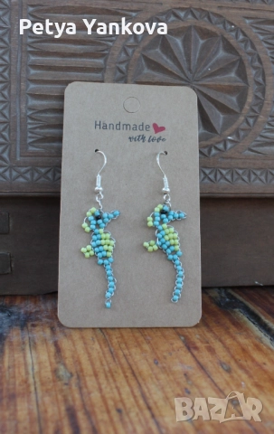 Обеци  от мъниста, снимка 3 - Обеци - 51646574