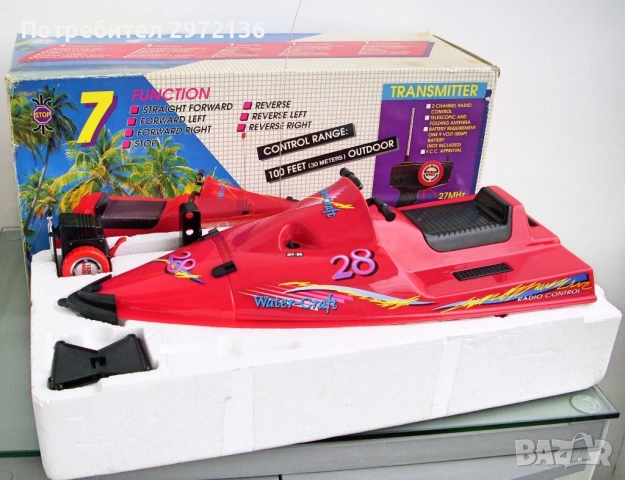 Радиоуправляема лодка WATER-CRAFT, снимка 2 - Електрически играчки - 53129677