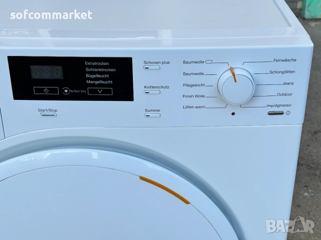 Сушилня Miele 7 kg| TMB140 WP | с термпомпа| инверторен мотор, снимка 6 - Сушилни - 53815566