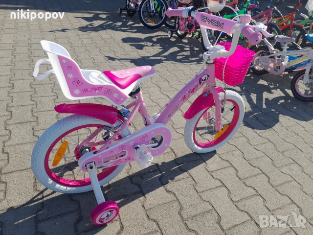 BYOX Велосипед 16" PUPPY розов, снимка 4 - Велосипеди - 53558786