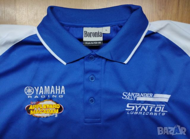 Yamaha Racing - мъжка поло блуза, снимка 2 - Тениски - 45687443