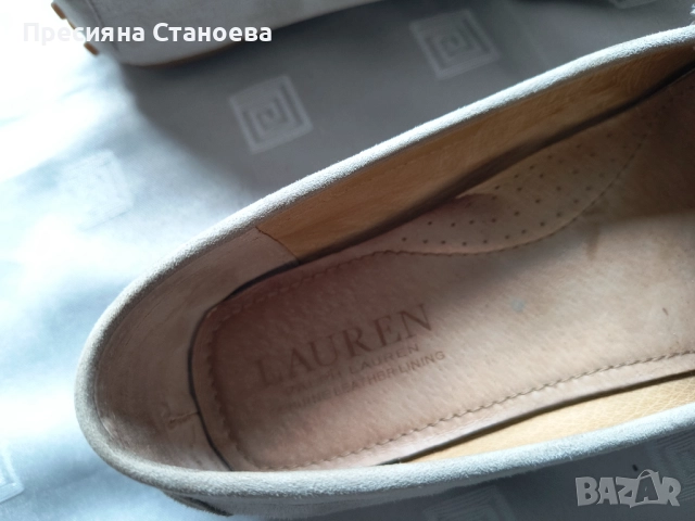 Лоуфъри Zara черни лачени , Lauren Ralph Lauren мокасини , снимка 11 - Дамски ежедневни обувки - 52042080