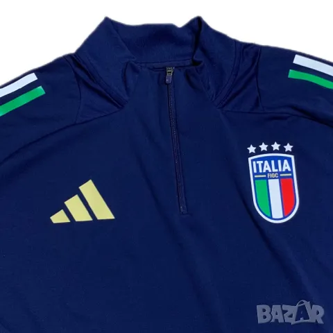 Оригинална мъжка блуза Adidas x Italia 2024 | 2XL, снимка 3 - Блузи - 48033507