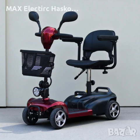 Инвалидна електрическа четириколка Max Electric BL1 350W Red