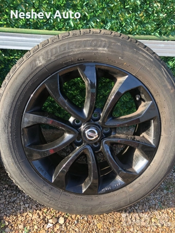 4бр. алуминиеви джанти от Nissan Qashqai 17 цола., снимка 2 - Гуми и джанти - 52819957