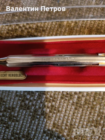 позлатена немска химикалка, снимка 2 - Антикварни и старинни предмети - 52974718