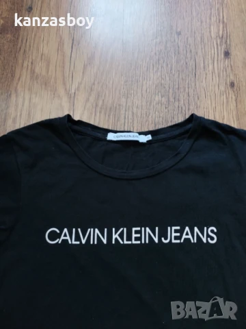 calvin klein jeans - страхотна дамска тениска M, снимка 3 - Тениски - 51105793
