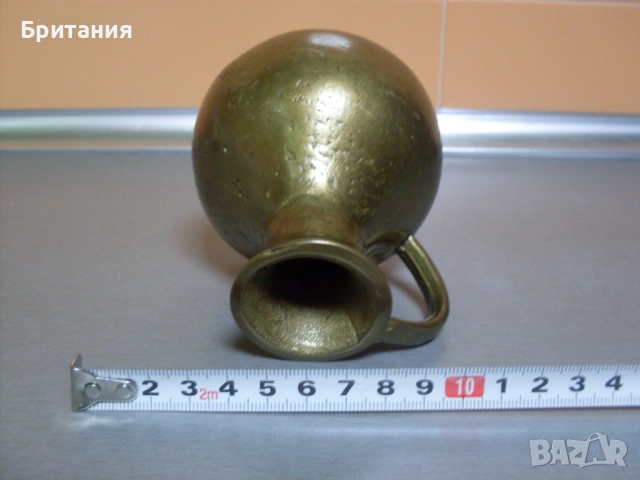 Бронзов съд- ваза., снимка 6 - Декорация за дома - 52920769