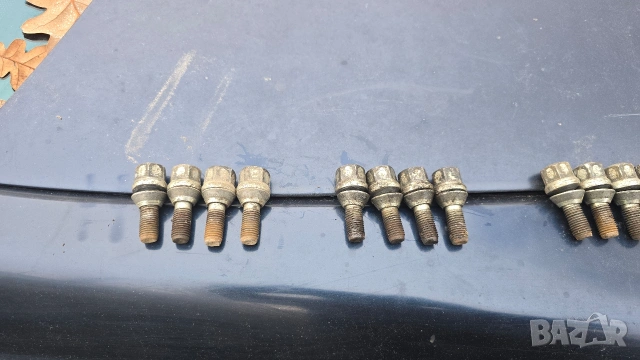 16 броя Болтове за джанти свалени от Рено Renault , снимка 2 - Части - 53201966