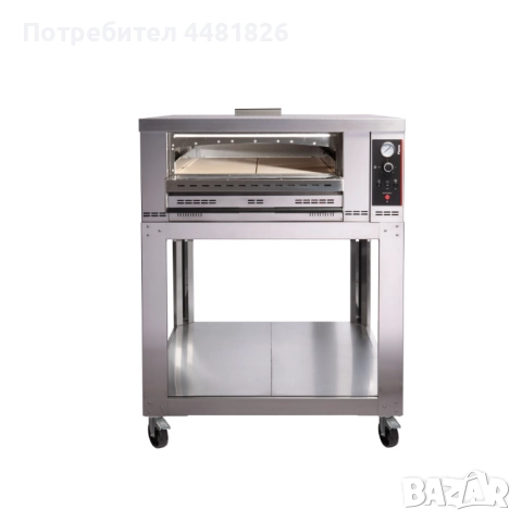 Професионална газова фурна за пици – 4xØ30/34 см, 14 kW