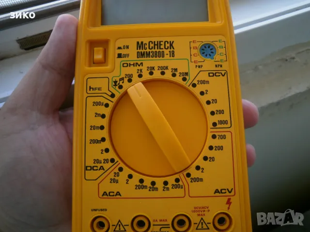мултиметър- нов- стара серия- напълно изправен, снимка 3 - Друга електроника - 47212046