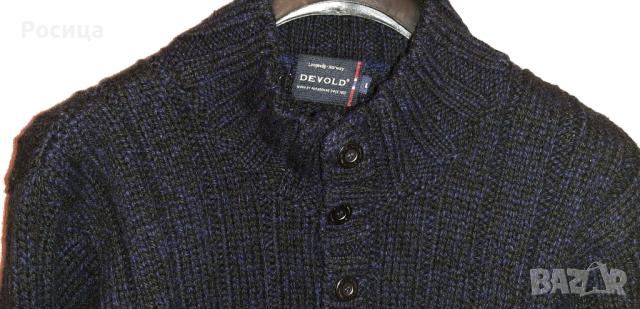 Два мъжки пуловера - Massimo Dutti сив и норвежки черен, снимка 7 - Пуловери - 44944325