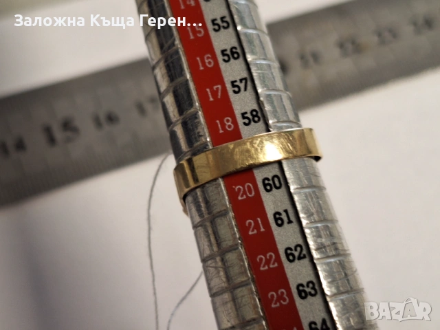 Дамски златен пръстен 1,7гр., снимка 3 - Пръстени - 54178579