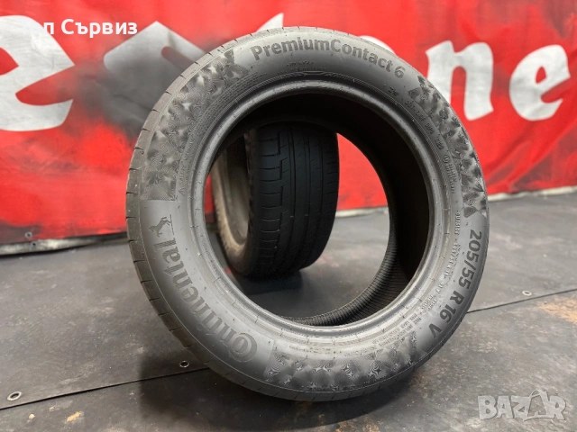 205 55 16, Летни гуми, Continental PremiumContact6, 2 броя, снимка 5 - Гуми и джанти - 53617927
