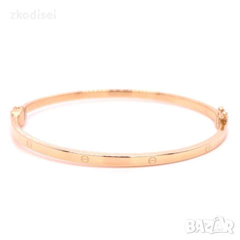 Златна дамска гривна Cartier 5,42гр. 14кр. проба:585 модел:34518-2, снимка 2 - Гривни - 52088818