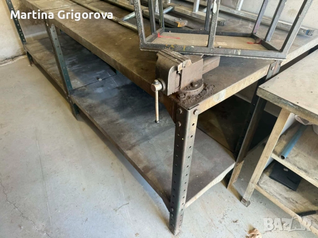 Метална работна маса, снимка 2 - Индустриална техника - 54199749