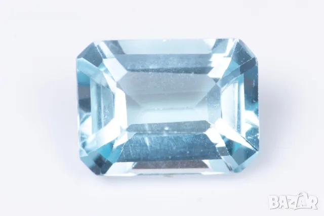 Син топаз 2.04ct 8x6mm VS октагон шлифовка №14, снимка 1 - Други - 49170747