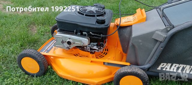 Бензинова косачка НОМЕР 08. Partner 146C. Четиритактов дигател на Briggs&Stratton. 3.5кс. 45см. шири, снимка 6 - Градинска техника - 45860123