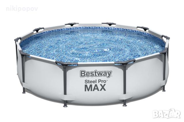 BESTWAY кръгъл басейн 3.66m x 76cm Steel Pro MAX, снимка 2 - Басейни и аксесоари - 45918507