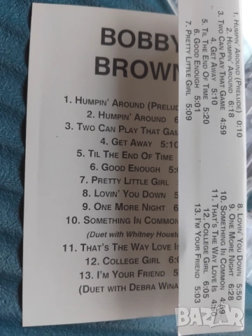 Bobby Brown - аудио касета музика, снимка 2 - Аудио касети - 54093006